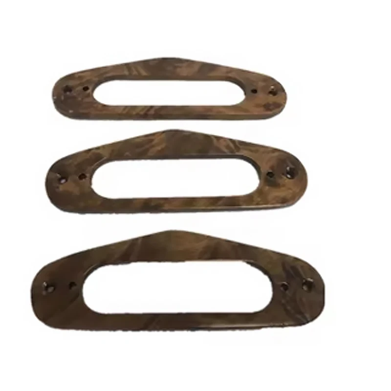 1pcs Solid wood Single Coil Neck Pickup Surround Mounting plate ring Electric Guitar Accessories
