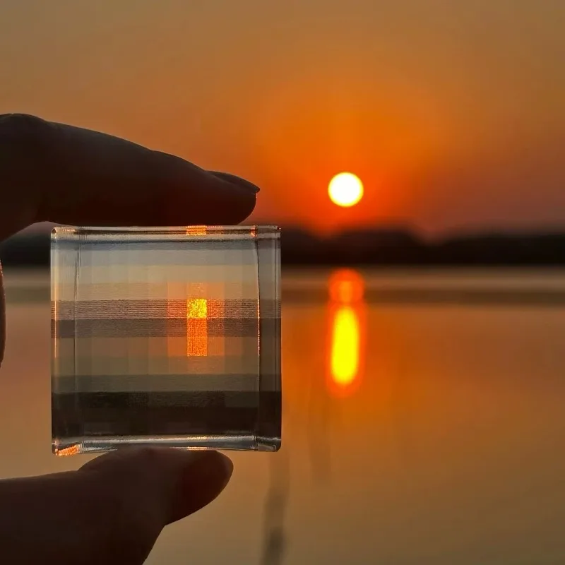 Pixel Stone Mosaic Filter Crystal Take Pictures Originality Art Toy Gift Box Photography Creative Decoration Girl Boyfriend