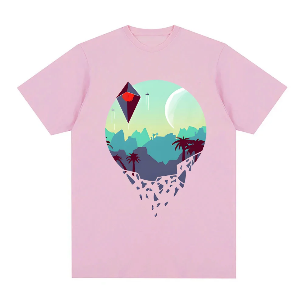 Action-adventure survival game Printing Shirt No Man's Sky Logo T-SHIRT 100%Cotton Comfortable Round Neck High Quality Tee