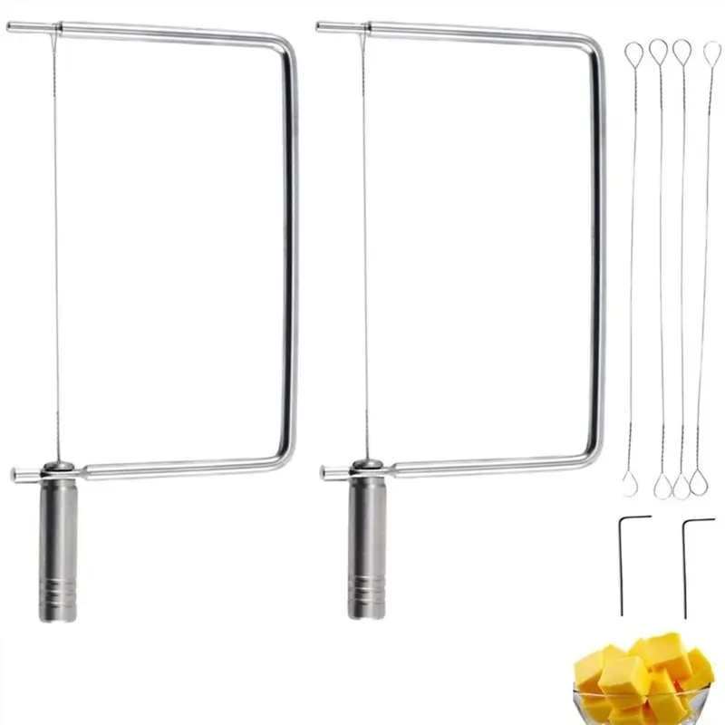 DTA4-1Set Stainless Steel Cheese Slicer Hardware Kit With Wrench - Create Premium DIY Cheese Board