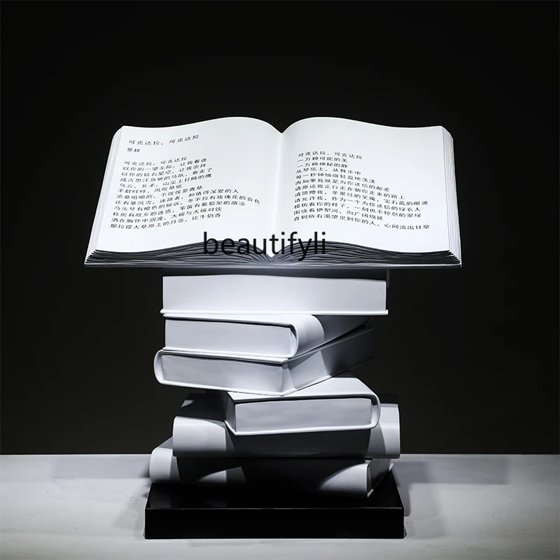 

Bookstore Bookstore Simulation Abstract Book Sculpture Study Fiberglass Ornament Art Decoration