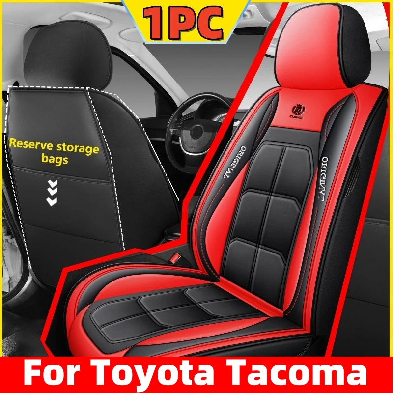 

Car seat cover waterproof artificial leather soft and comfortable full wrap muscle seat cover FOR Toyota Tacoma 2007-2023