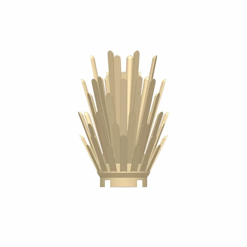 10 Stück 6064 Bausteine Pflanzenteile Stacheliger Busch 2x2x4 MOC Bausteine Kompatibel mit 52208 DIY Modell Bildungs-Geschenk Spielzeug – Detail 1