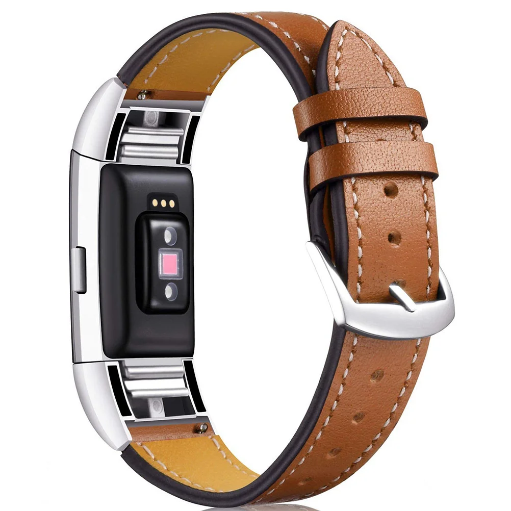 

Cowhide Watch Band Brown Elegant Replacement Wristband Comfortable for Business Sports Daily Use