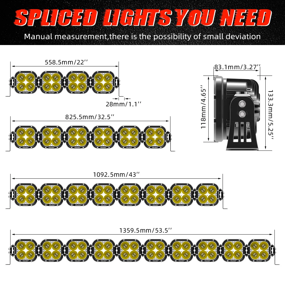 Can-Am X3 Maverick Overhead Crosslink Lightbar Offroad Modular Light Bar Led For UTV 4X4
