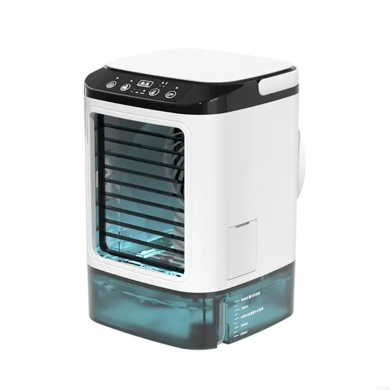 

Y5LF USB Powered Desktop Air Coolers 7 Цветный ночной ламп Портативный вентилятор кондиционера воздуха