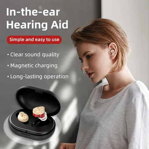 Hot Sale Rechargeable Mini Invisible Pocket Digital Hearing Aid For The Deaf Sound Hearing Ear Aid Cells Device Hearing Amplifie