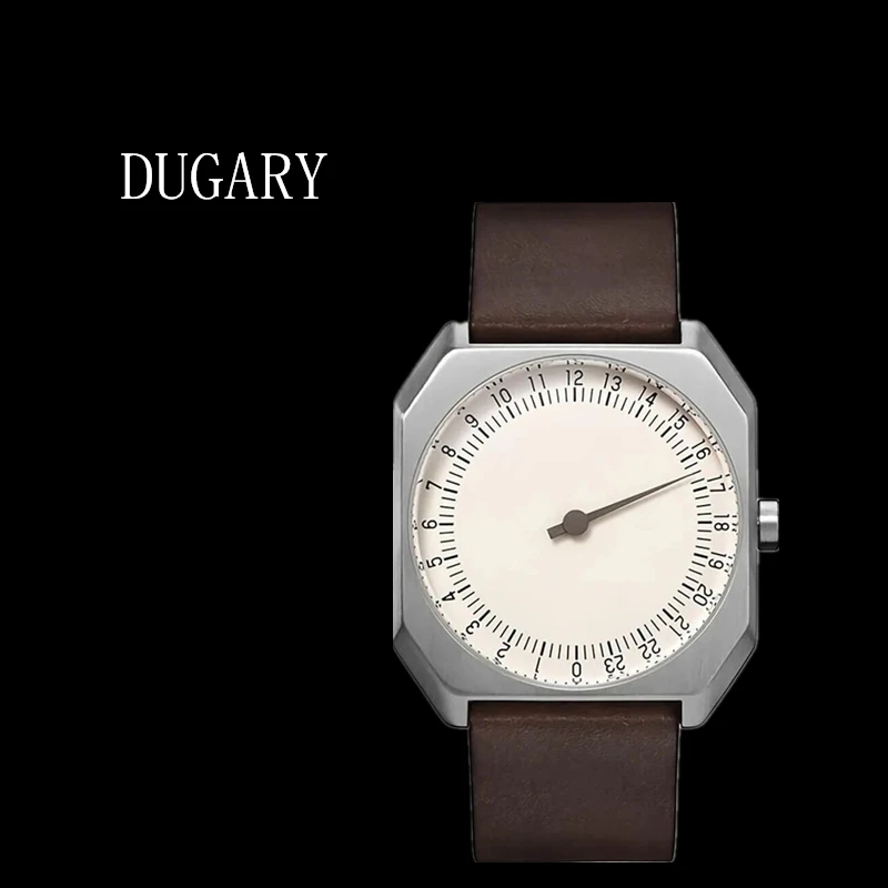 DUGARY square Fashion quartz watch simple for men Fashion personality 38mm trendy Wristwatches Business Relogio Masculino