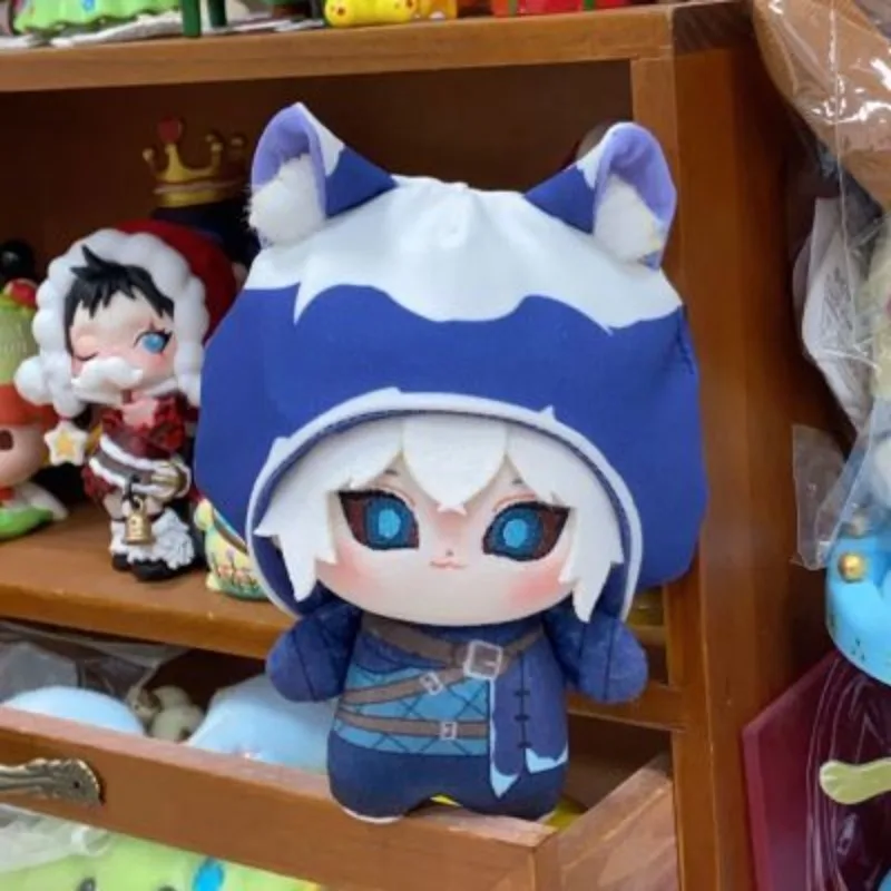 

10CM Identity ⅤIthaqua Attribute Plush Doll Toys Pendant Keychain Stuffed Starfish Body Beast Ears Festival for Friends Gift