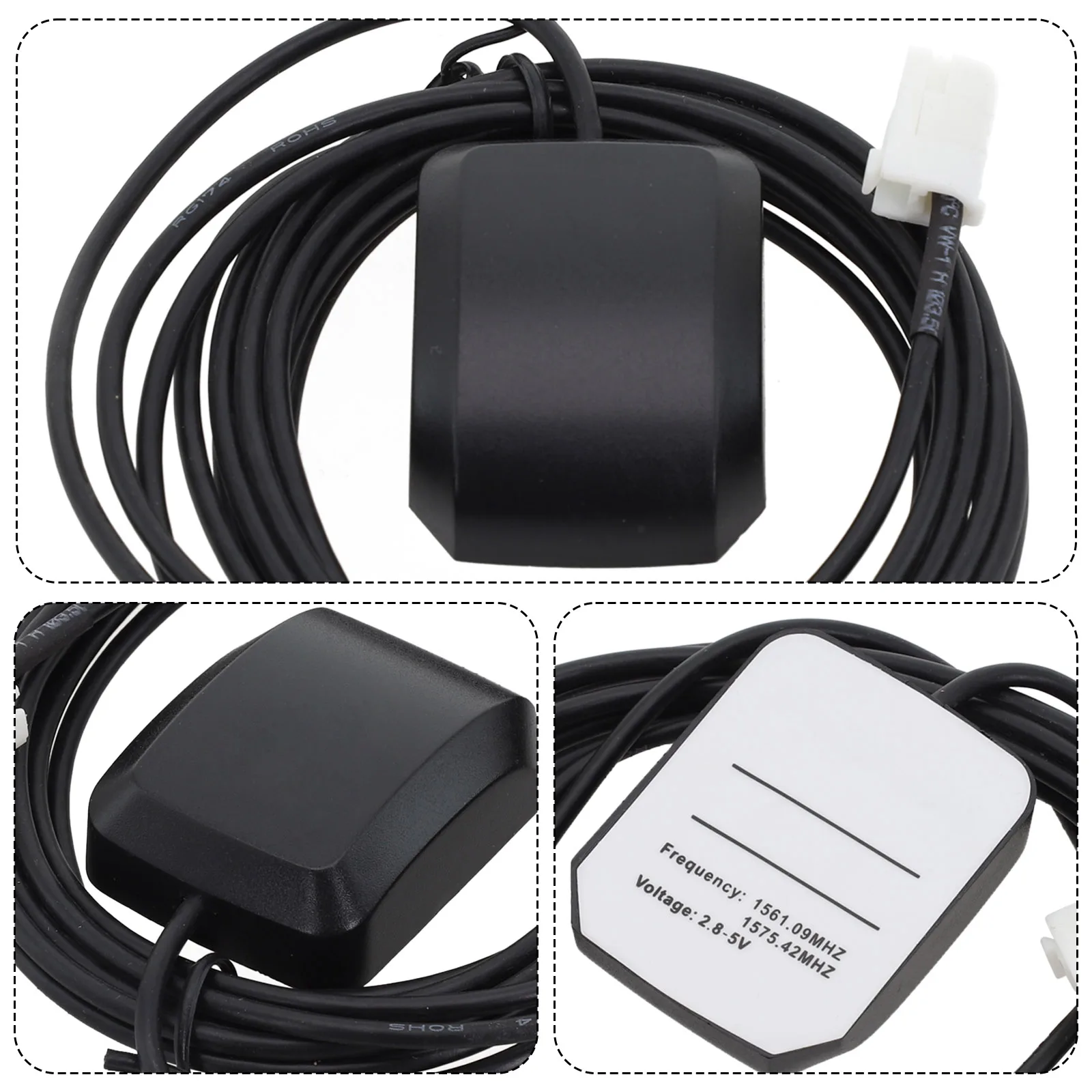 New ABS Black 1* Practical GPS Antenna Car GPS Navigation Aerial High-quality Wear-resistant Quick Installation