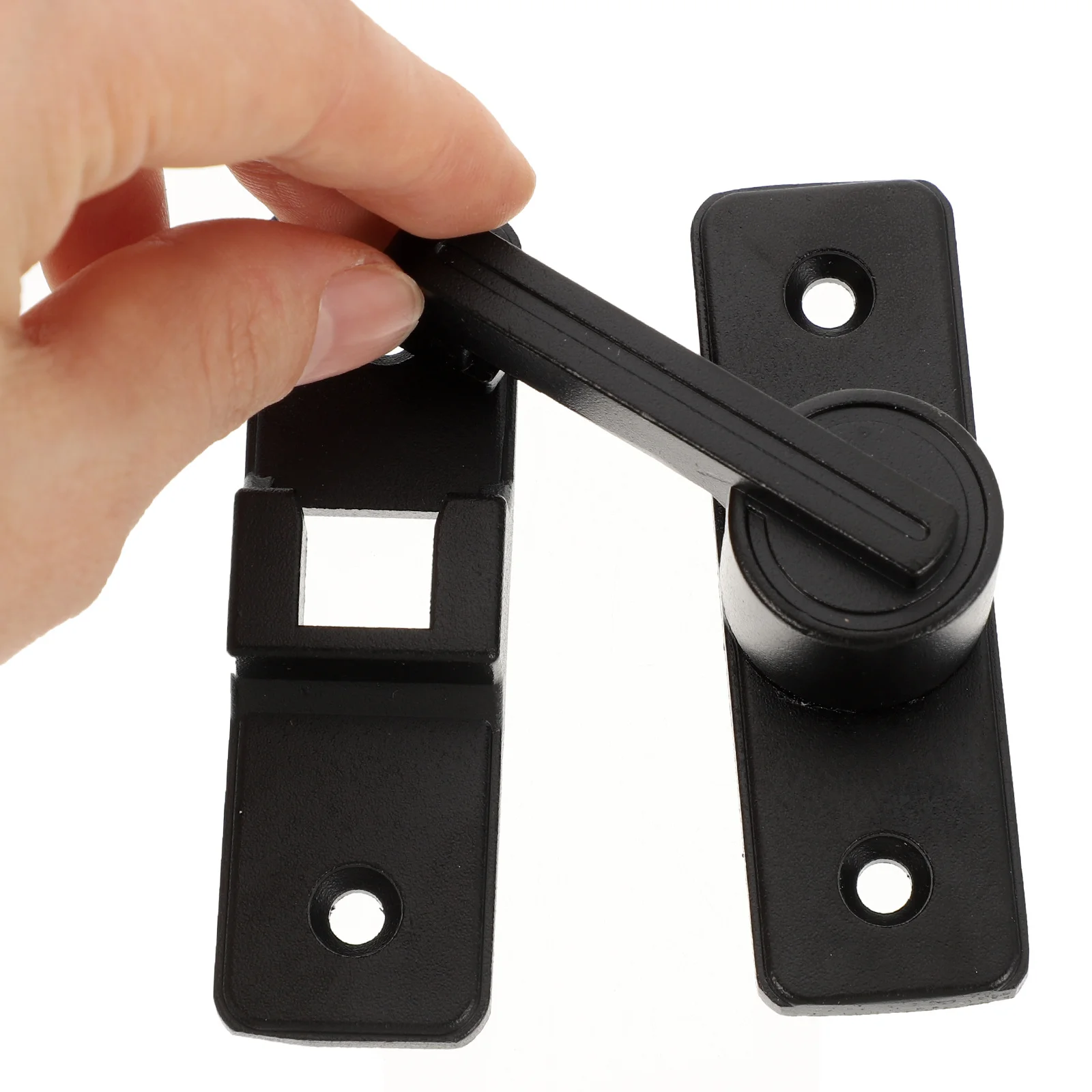 

Barn Door Latch Premium Stainless Steel 180 Degree Lock for Sliding Wooden Doors Home Bedrooms Bathrooms Garages Cabinets Screen