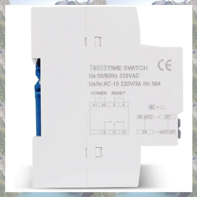 2025 الاتجاه 1 قطعة مفتاح التحكم في وقت الطاقة العد التنازلي مفتاح ذكي الموقت هلام السيليكا 16 On 16 قبالة السكك الحديدية تركيب 220 فولت #4