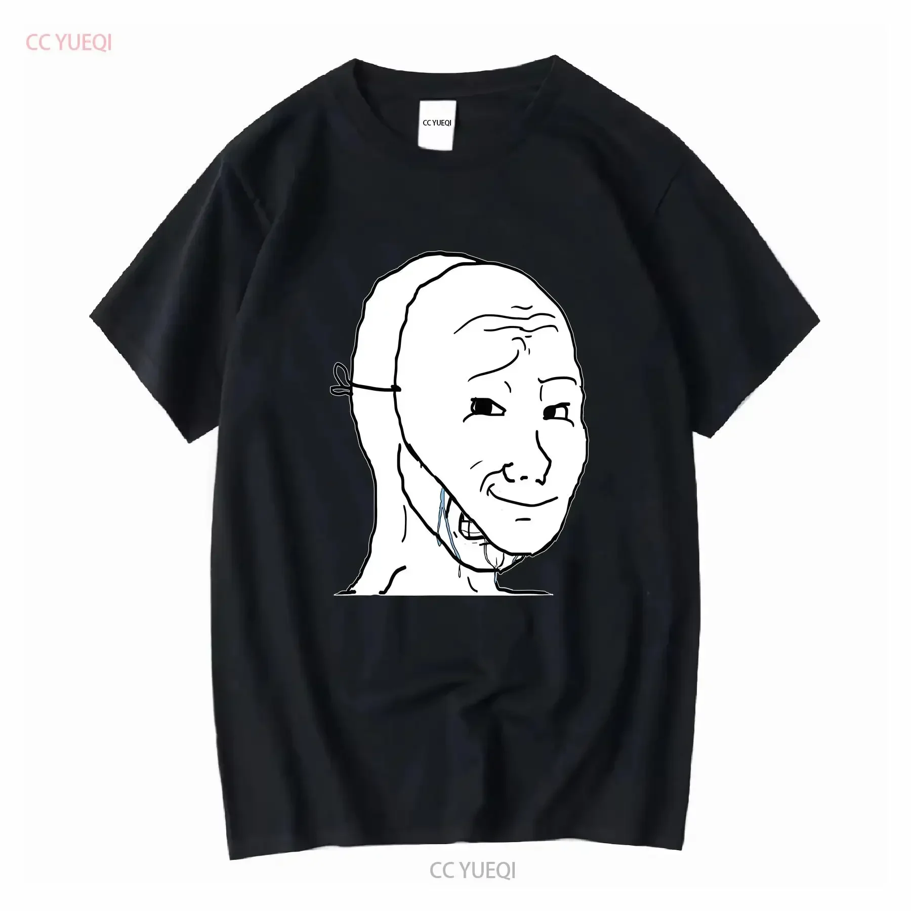 Customization Shirt NEW LIMITED Funny Frustrated I AM FINE Wojak Meme T Shirt Size S 5XL Vintage Washed Versatile Stylish Design