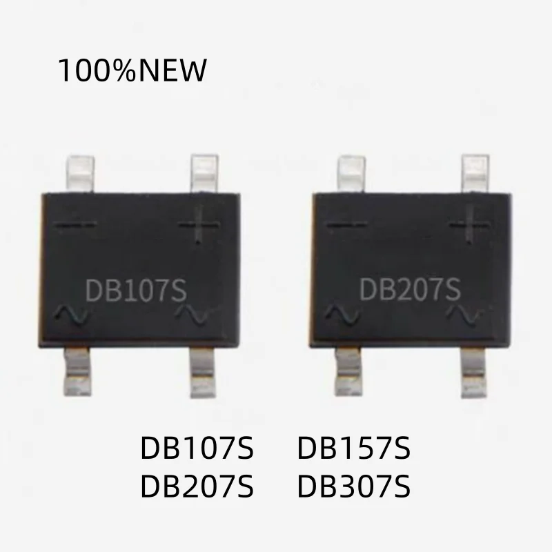 (20 Pieces) 100% New Db107S Db157S Db207S Db307S Sop-4 Rectifier Bridge 4-Pin Smd