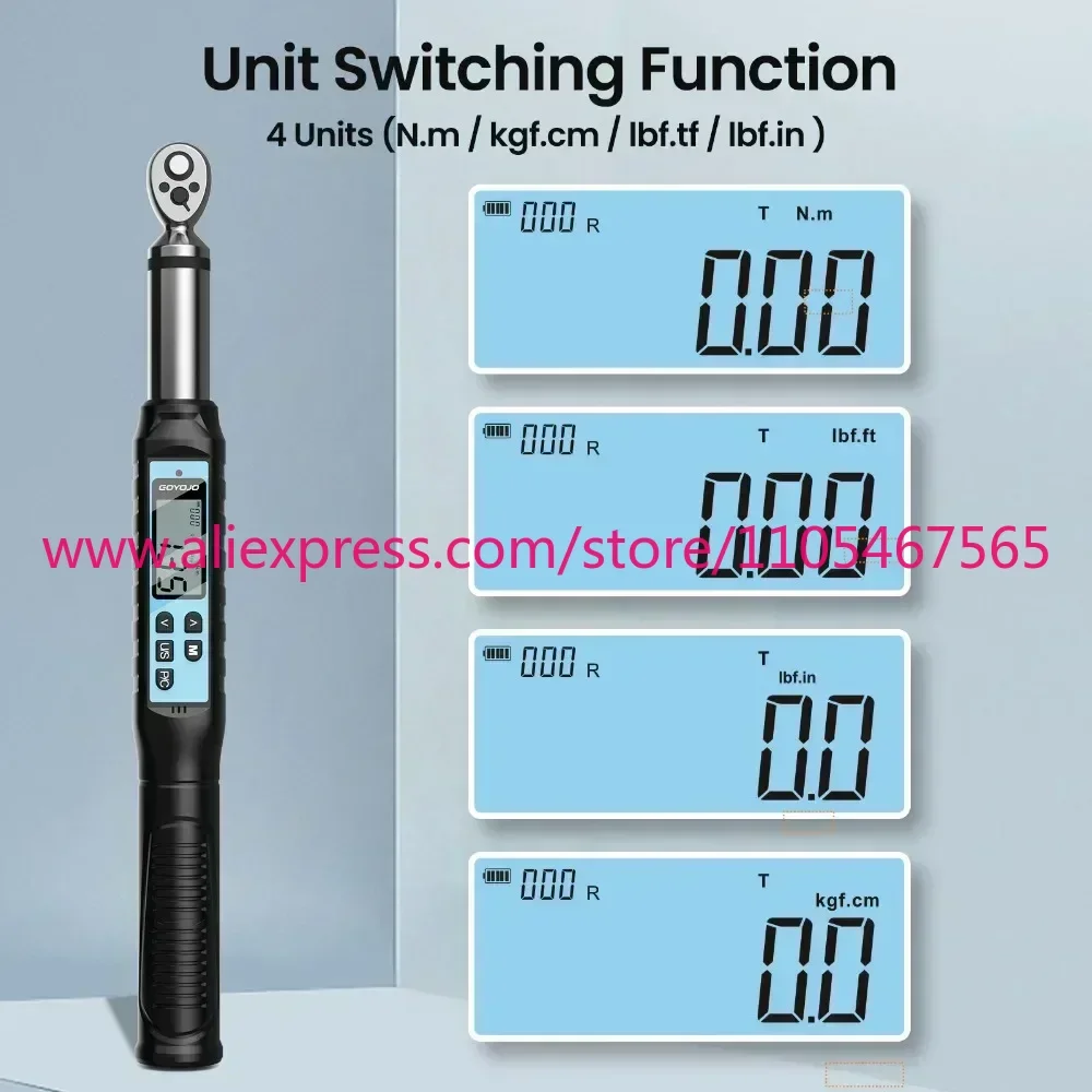 GOYOJO Professional Digital Torque Wrench 1/2 