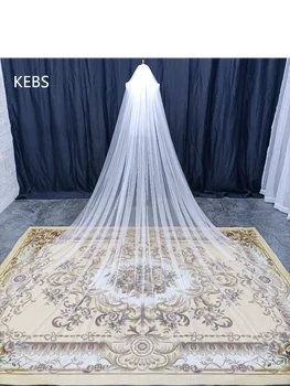 Physical Shot 300 cm breiter, weicher Brautschleier, Hochzeitsaccessoires, Weiß/Elfenbein