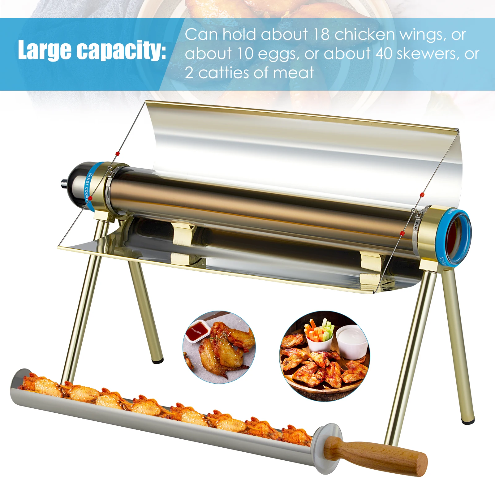 Portable Solar Camping Grill C - огляд і ціна Solar Oven Camp