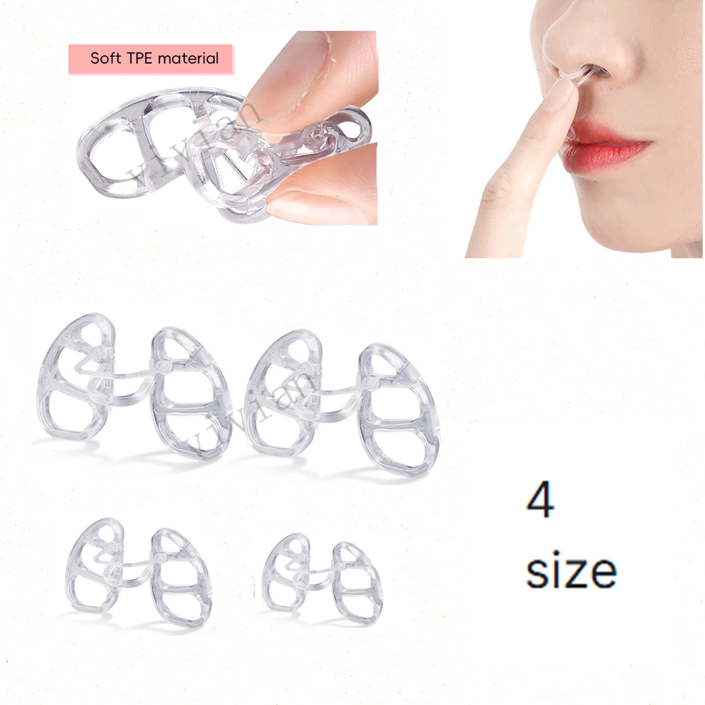 Anti Snore Nasal Dilator Stop Snoring TPE Nose Clip Sport Easy Breath Nasal Clip Stop Snoring Aid Device Improve Sleeping