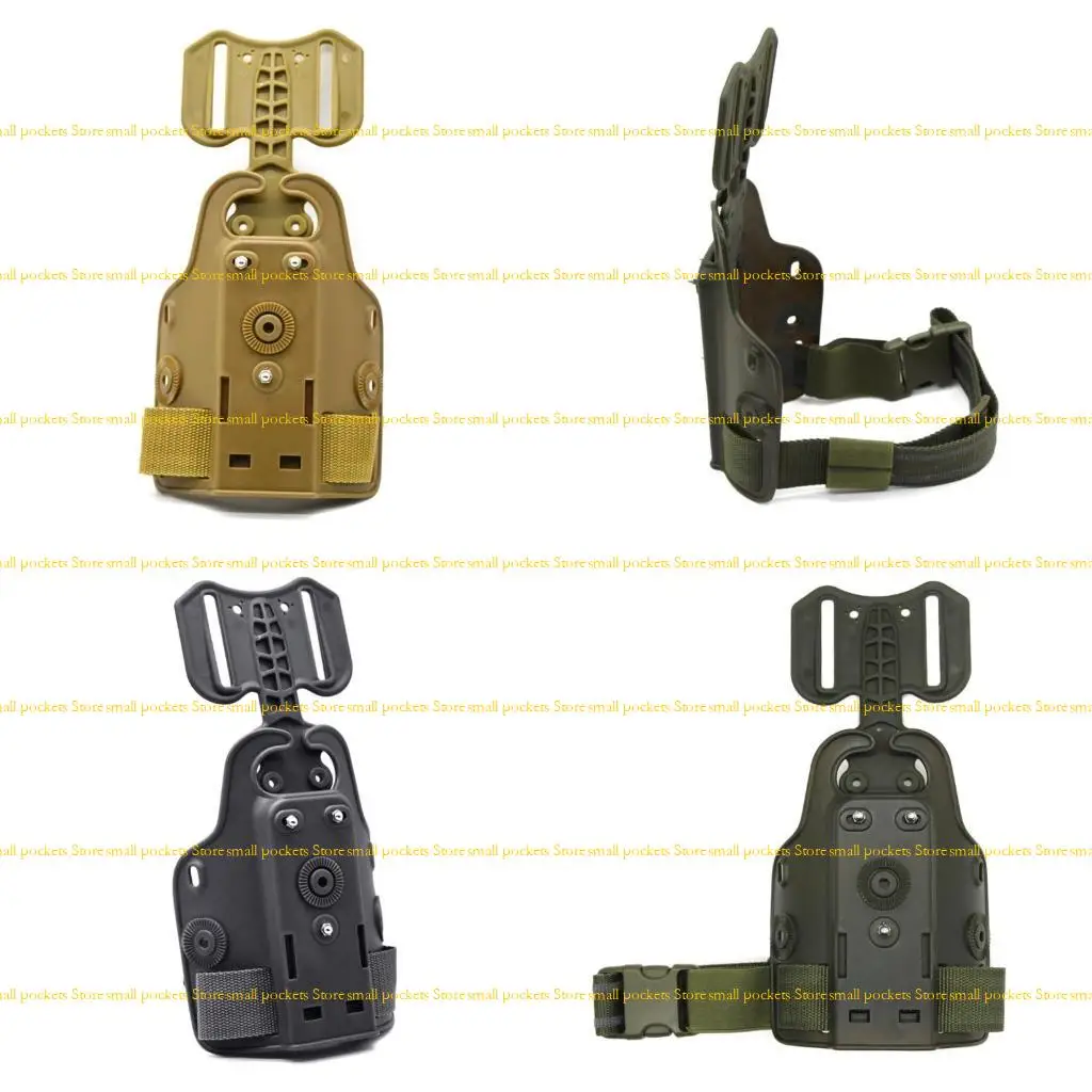 R1WD 전술 다리 건 홀스터 플랫폼 에어로프트 드롭 허벅지 케이스 패들 어댑터 사냥 드롭 레그 패널