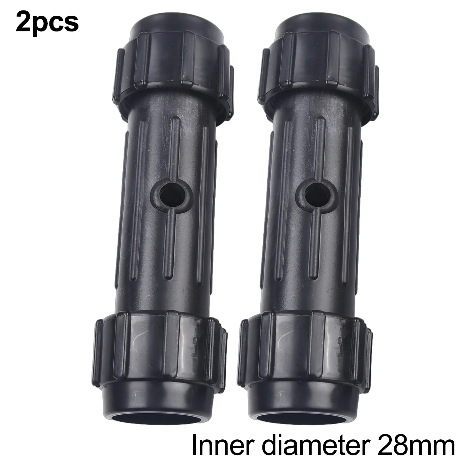 

Adjustable Kayaking Boating Canoe Quick Release Thickened Joint Paddle Connector Replacement Fishing 28mm Black