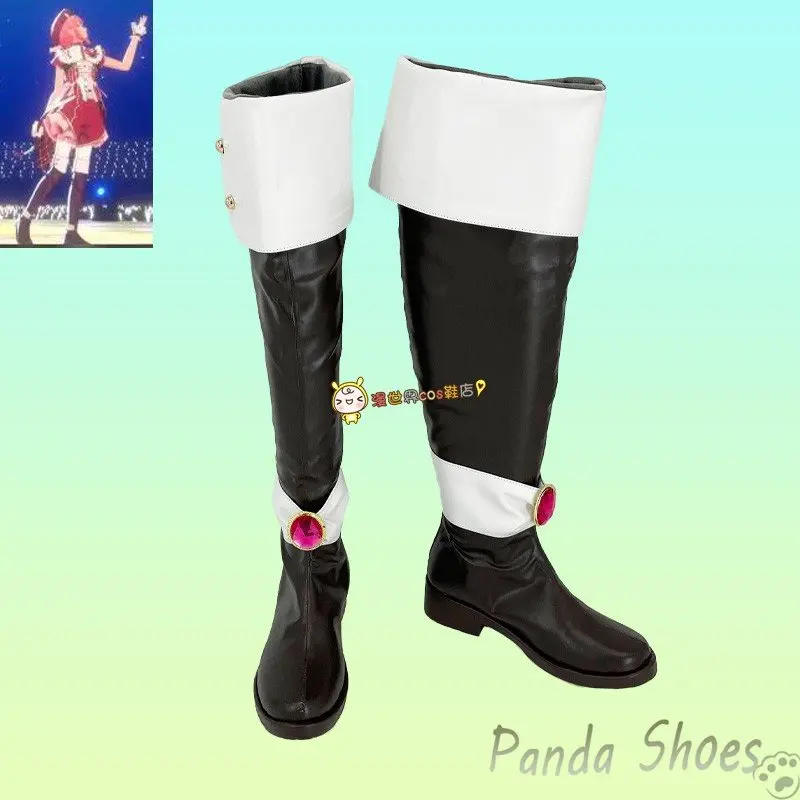 

Ensemble Stars Himemiya Tori Cosplay Shoes Comic Anime Game Cos Long Boots Cosplay Costume Prop Shoes for Con Halloween Party