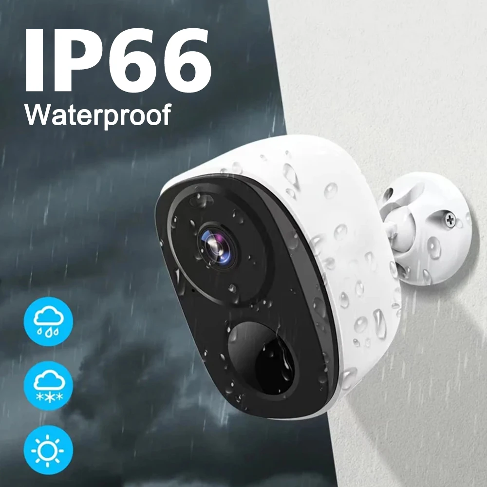 Imagem -06 - Câmera de Segurança ip Impermeável ao ar Livre 1080p Wifi Survalance Proteção Solar 5mp Color Night Vision Smart Home