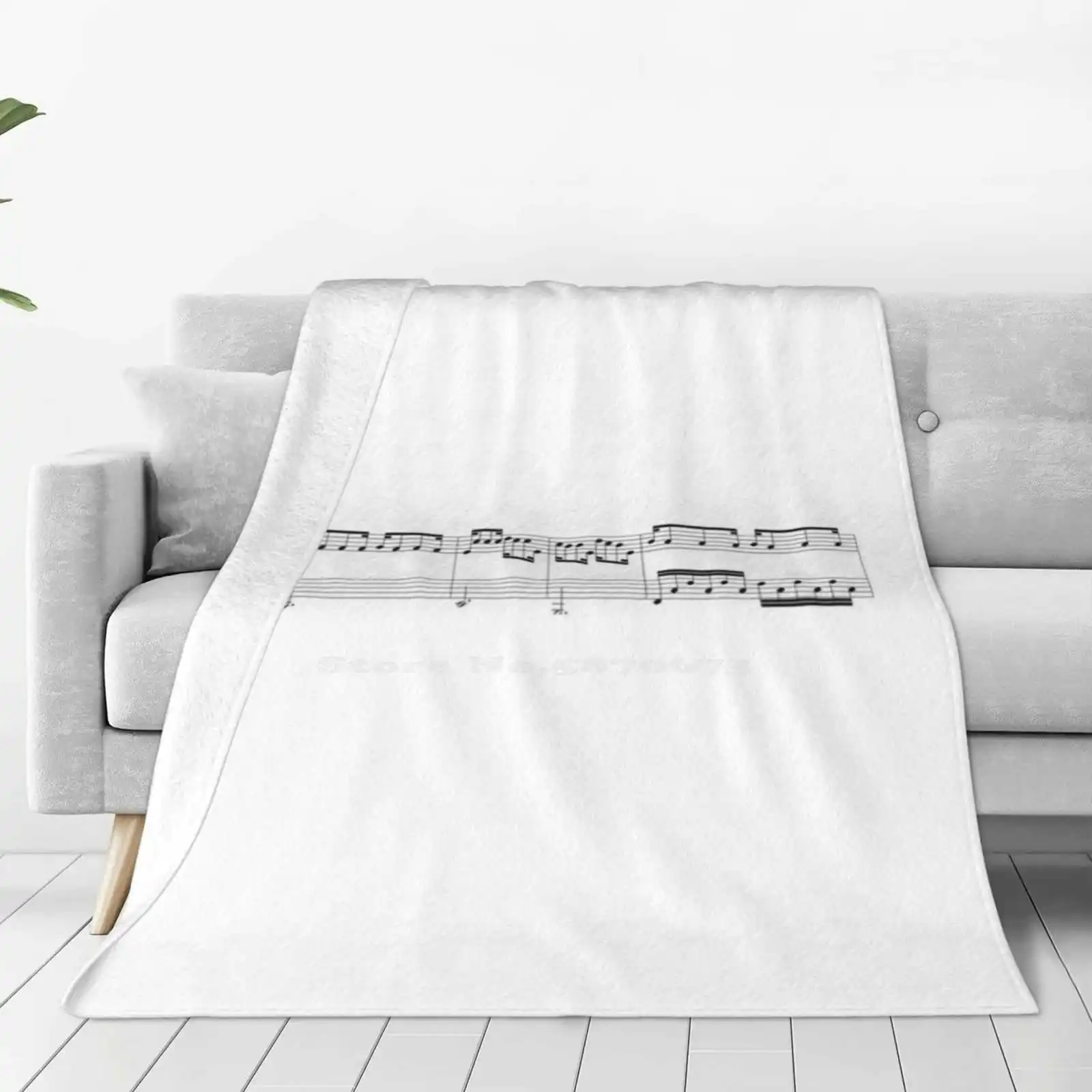 Le Nuvole Bianche Music Sheet - For Home Sofa Bed Camping Car Plane Travel Portable Blanket Nuvole Bianche Music Sheet