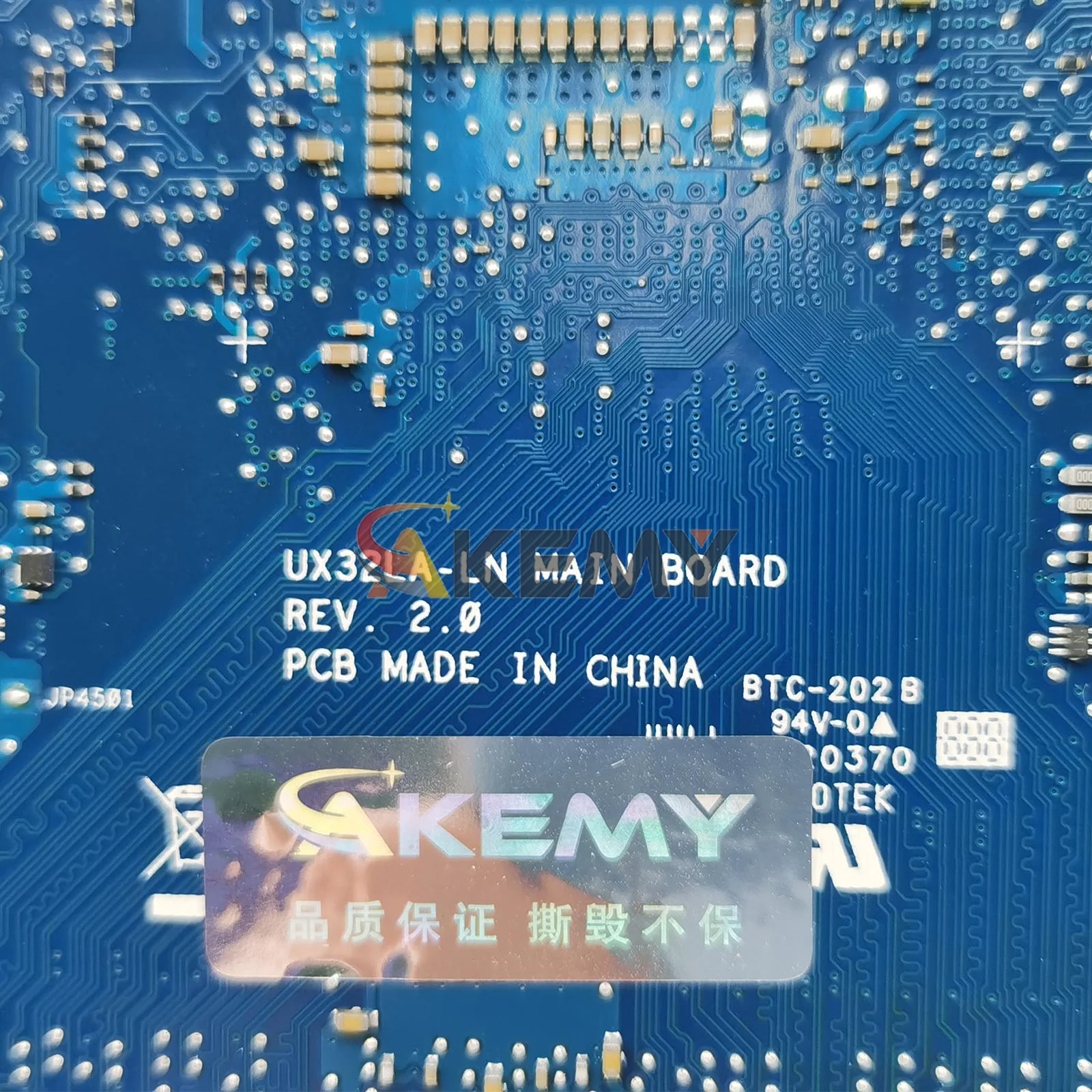 Placa base para ordenador portátil UX32LN para ASUS ZenBook UX32LN UX32L BX32LA BX32LN placa base para portátil con CPU I3 I5 I7 100% pruebas OK envío rápido