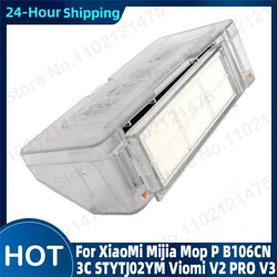 Piezas de caja de polvo para XiaoMi Mijia Mop P STYTJ02YM 3C S10 XMSTJQR2S B106CN Viomi V2 Pro V3, accesorios de repuesto de filtro de cubo de basura