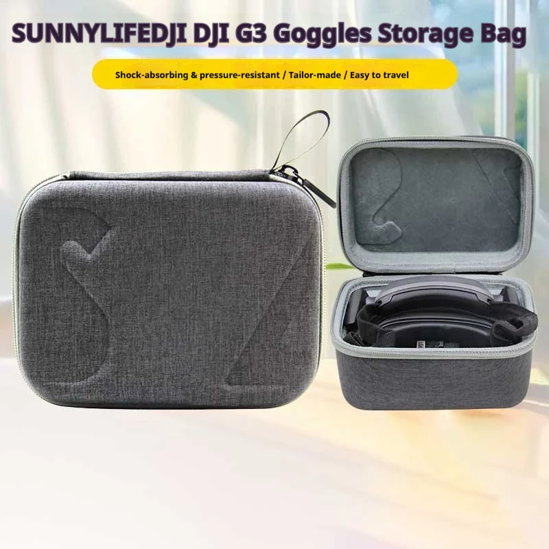 

Dji Flying Glasses 3 Goggles 3 Storage Bag Protective Box G3 Glasses Accessories With Velvet Shock Absorbent Anti Drop