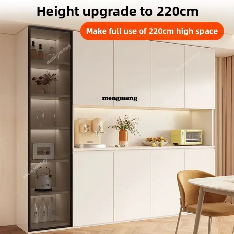 Sideboard, Integrated Against The Wall, Living Room, Dining Room Storage Cabinet, Modern Minimalist Kitchen Cabinets