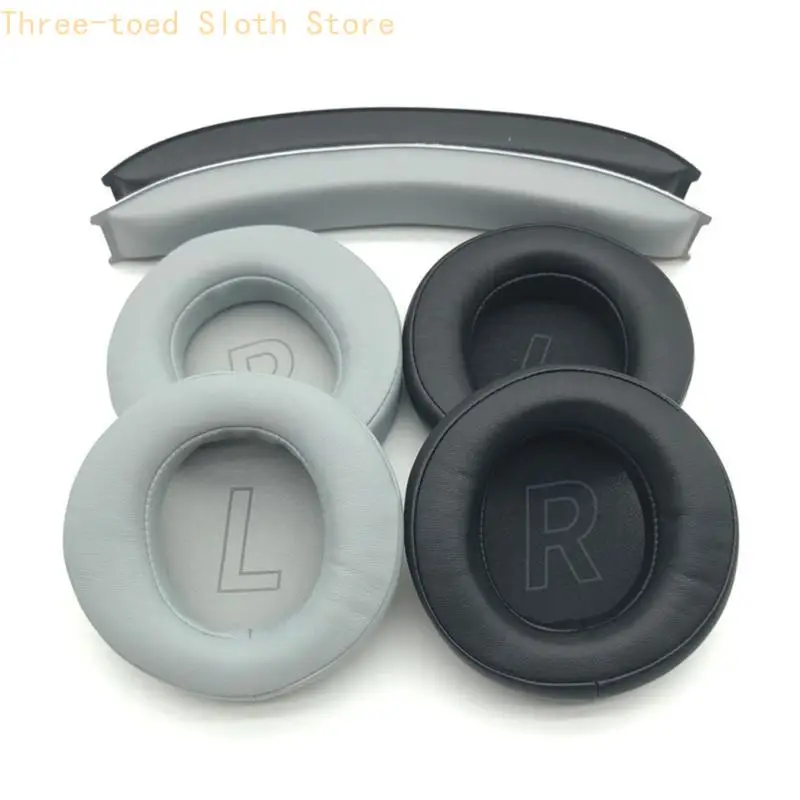 Protein-Leder-Ohrpolster, Ohrpolster, Schwamm-Ohrpolster, Abdeckung, Kopfbalken-Abdeckung für Hecate G5BT Headsets E74A – Detail 3