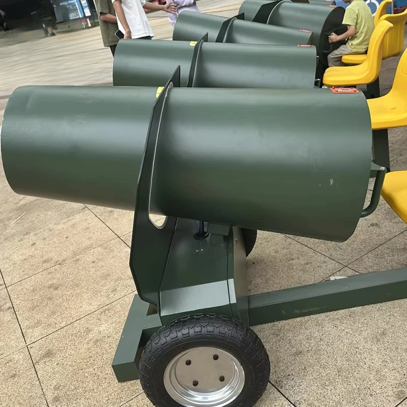 JD التحكم عن بعد للأطفال مدفع الهواء مشاركة الدخان الدائري آلة تسلية لمرافق حديقة ساحة ربح مركز التسوق