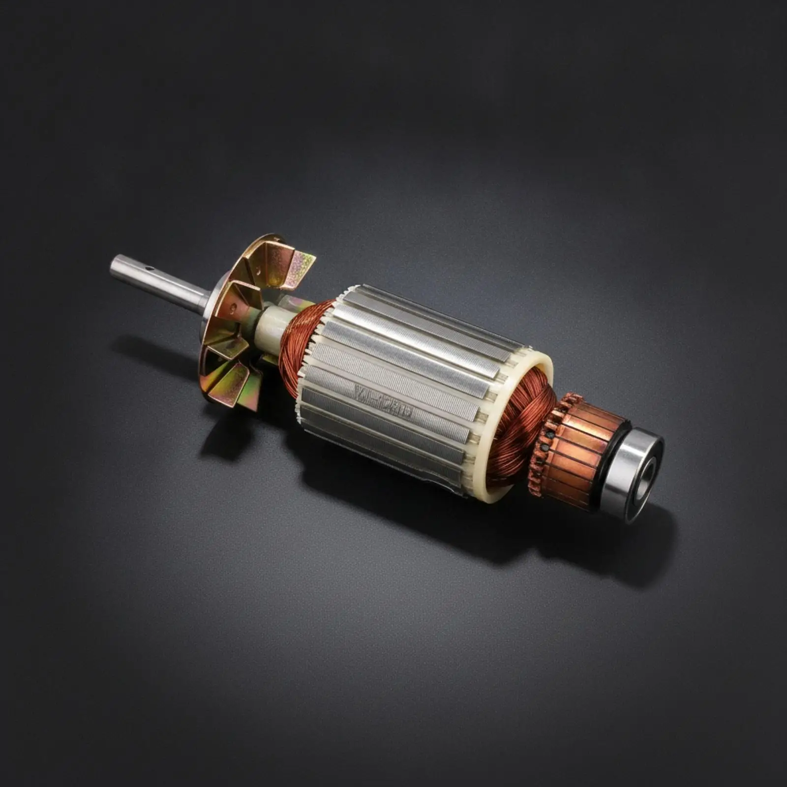 Copper Aluminum Rotor Assembly for Clothing Processing Equipment Circular Knife Motor Replacement Component