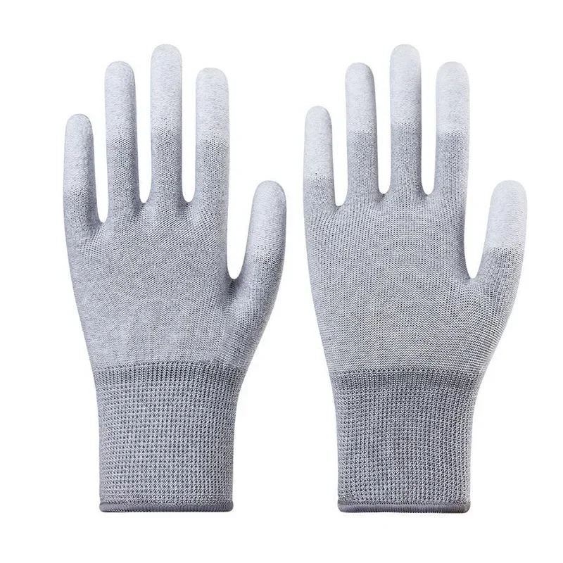 Guantes antiestáticos con recubrimiento de PU para reparación de iPhone, computadoras y trabajo electrónico 5