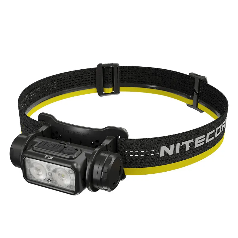 NU50 1400 Lumens Headlamp 146g Lightweight USB Type-C Rechargeable Built-in 27100 Battery Headlights Work Night Camping Outdoor