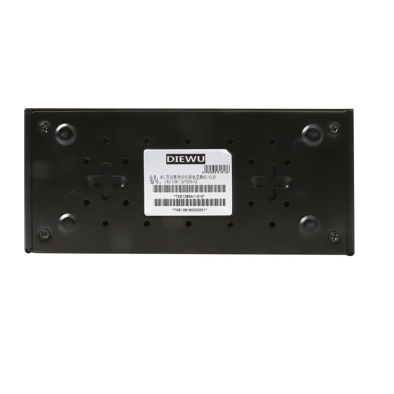 Diewu 8 Ports SPOE Network Switch Metal case POE for CCTV Camera
