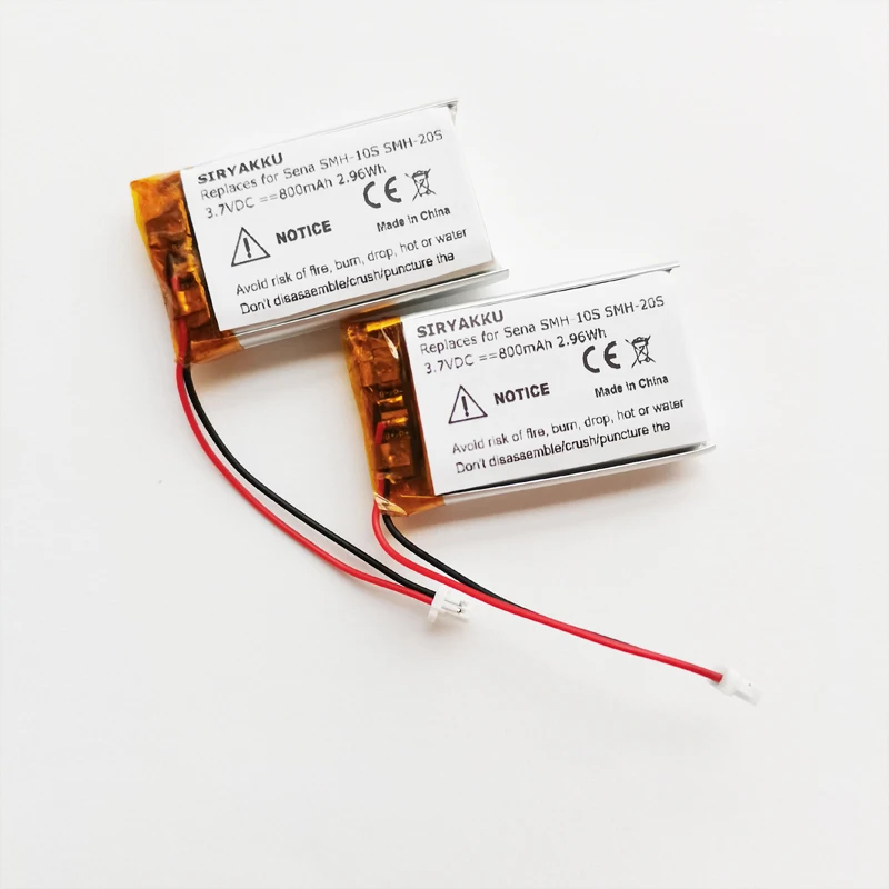 3.7V 650mAH YP802542P lipo replacement battery for Sena SMH-10S SMH-20S WTS headset