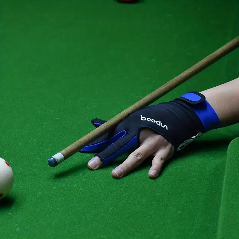 1 قطعة قفاز البلياردو 3 إصبع بركة قفاز مطاطا البلياردو تنفس مباراة قفاز للرجال والنساء السنوكر جديلة الرياضة قفاز #4