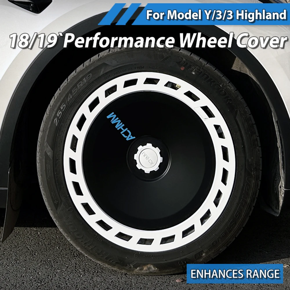 

4 шт. крышка ступицы 18-19 дюймов для Tesla Model Y 3 Highland Performance, сменная крышка колеса, автомобильные инструменты, аксессуары с полным ободом 2025