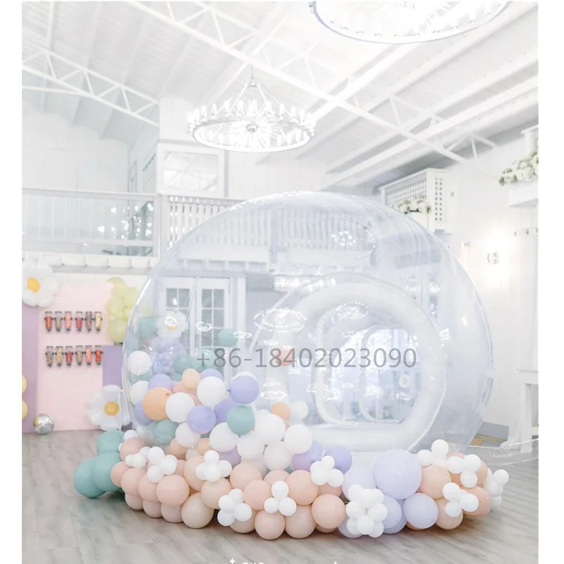 10*6.5ft Outdoor Event Giant Transparent Inflatable Bubble Dome Tent House