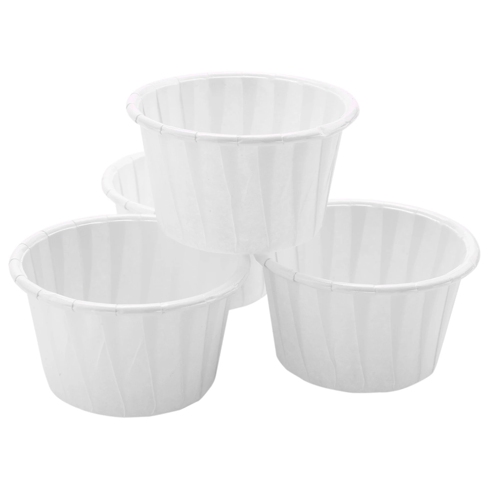 100Pcs Papier Tasse Nase Haar Gesicht Haar Entfernung Wachs Bean Container Kuchen Papier Fach Papier Schüssel Schmelzen Wachs Eis organisator