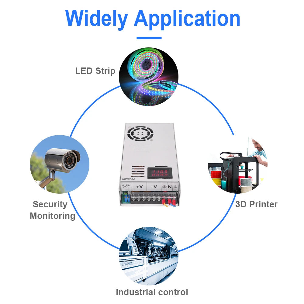 調整可能なデジタルディスプレイ電源,AC, 500w,600w,1000w,0-12v,13.5v,24v,27v,30v,36v,48v DC 60v,72v,85v,110v,150v
