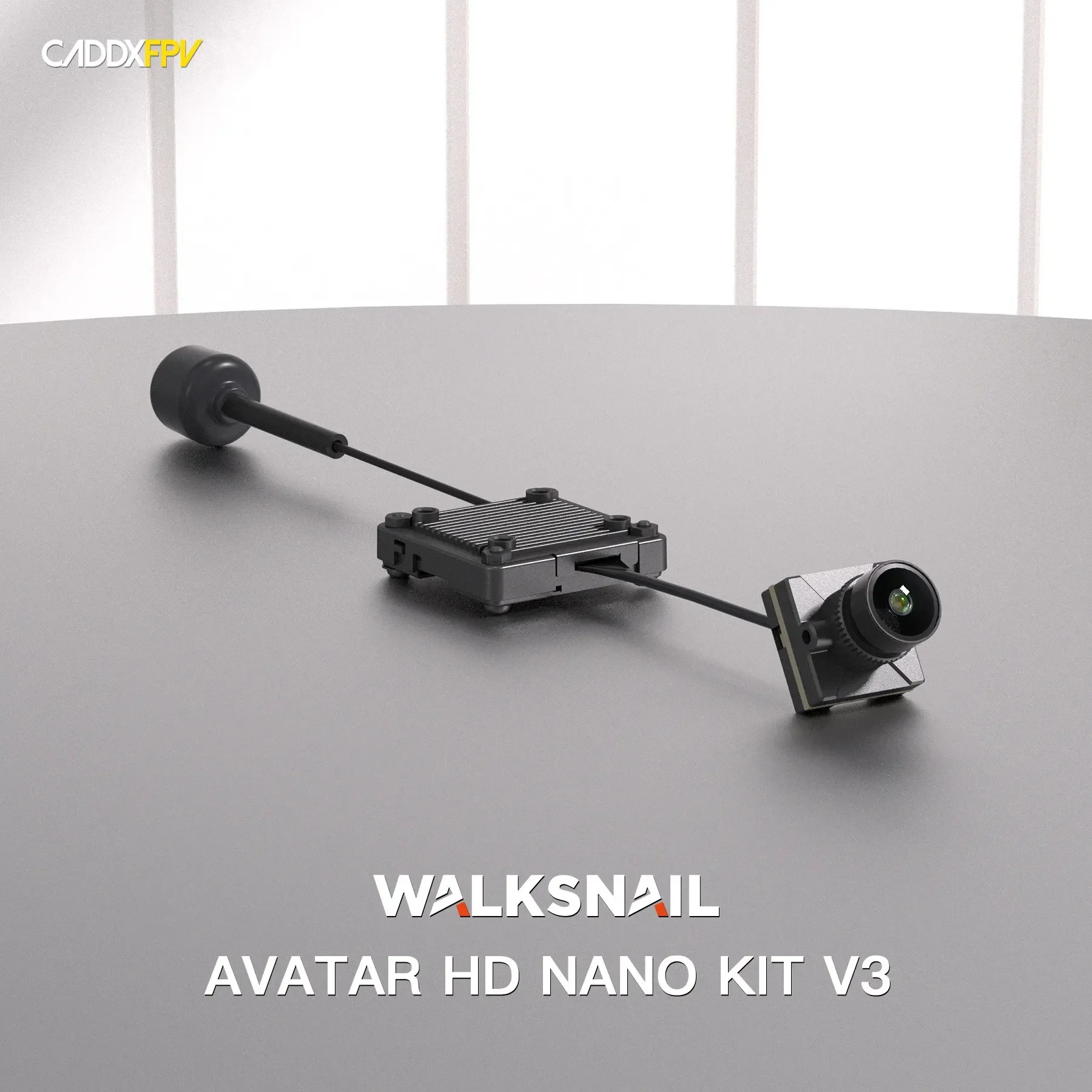 

Walksnail Avatar HD Nano Kit V3 (With 14cm Cable) 500mW 1080P/60fps FOV160° Built-in 32G Storage 14X14mm for FPV