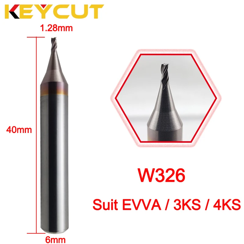 

SILCA TRIAX W326 Key Milling Cutter 1.28mm For EVVA Keys 3KS 4KS Keys Fits SILCA TRIAX Key Machine Aftermarket Locksmith Tools