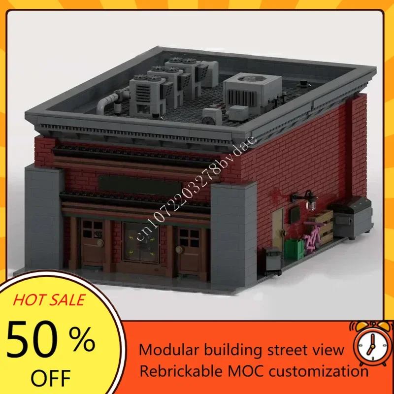 

4133 шт. оккультные книги Ray, модульная MOC, креативная модель с видом на улицу, пазлы на заказ, архитектура, сделай сам, образовательная сборка, игрушки, подарки