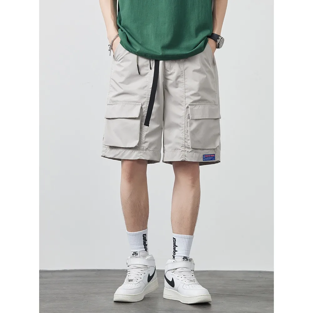 2024 Summer New Casual Shorts Men's Fashion Brand Versatile Casual Pants Men's cargo Loose shorts  pants men  streetwear