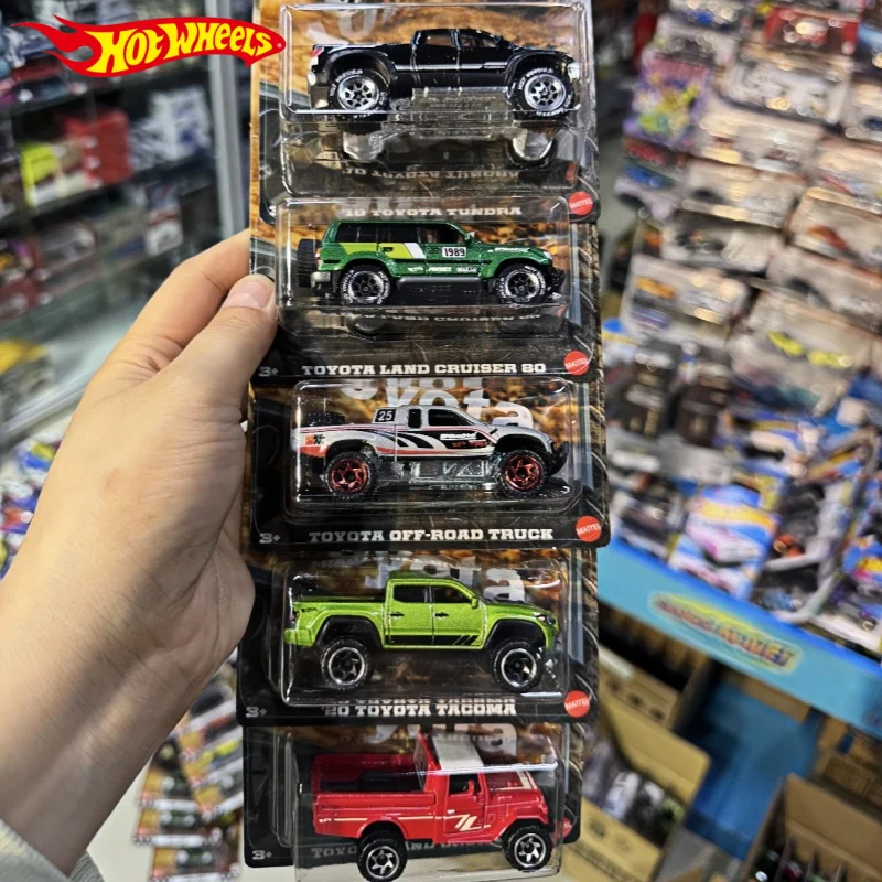 5-個-10-個ホットウィールシルバーラベルトヨタピックアップ-gdg44-グッズ車モデルシリーズオフロードセット高品質車収集モデル