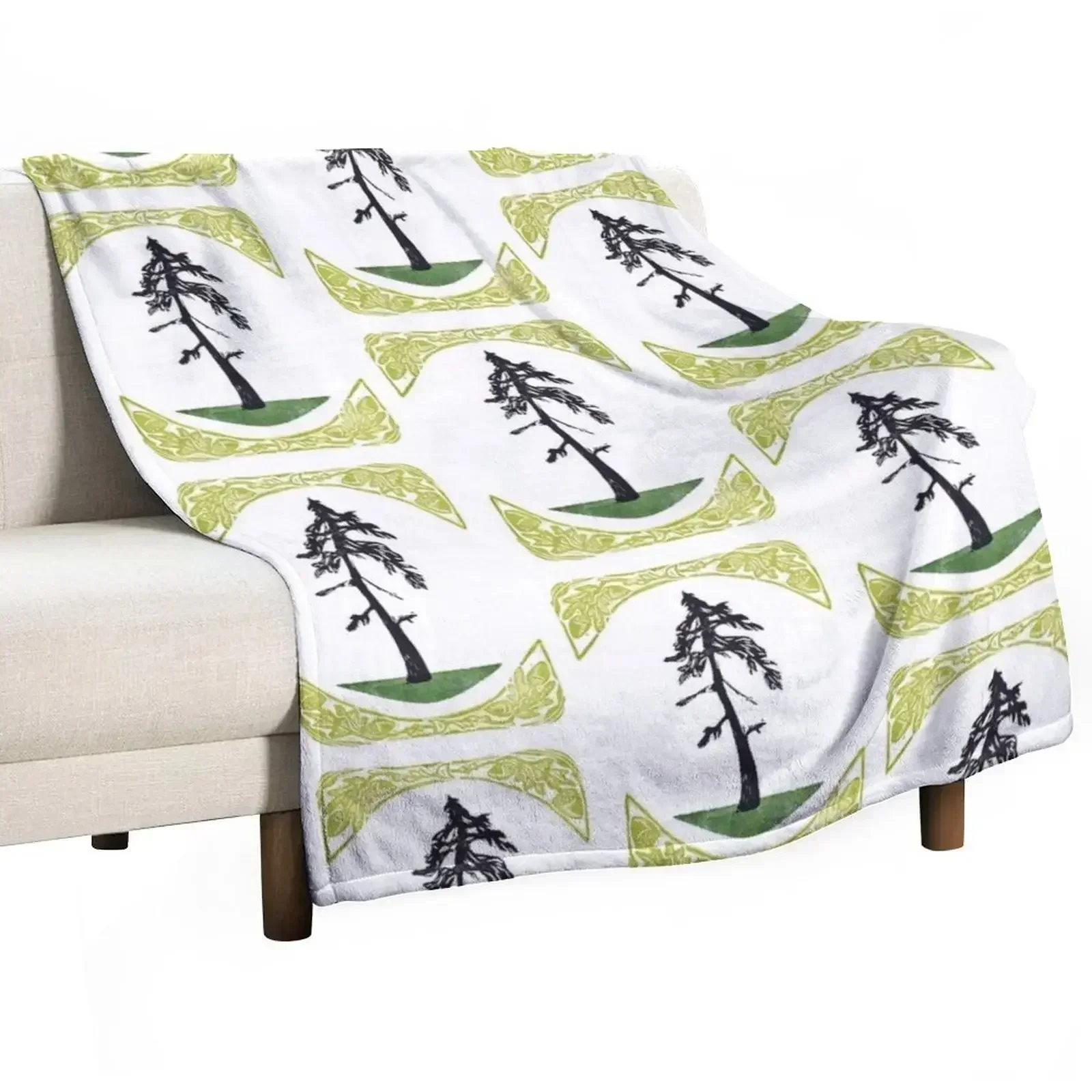 Proud Pine Throw Blanket Travel halloween Blankets