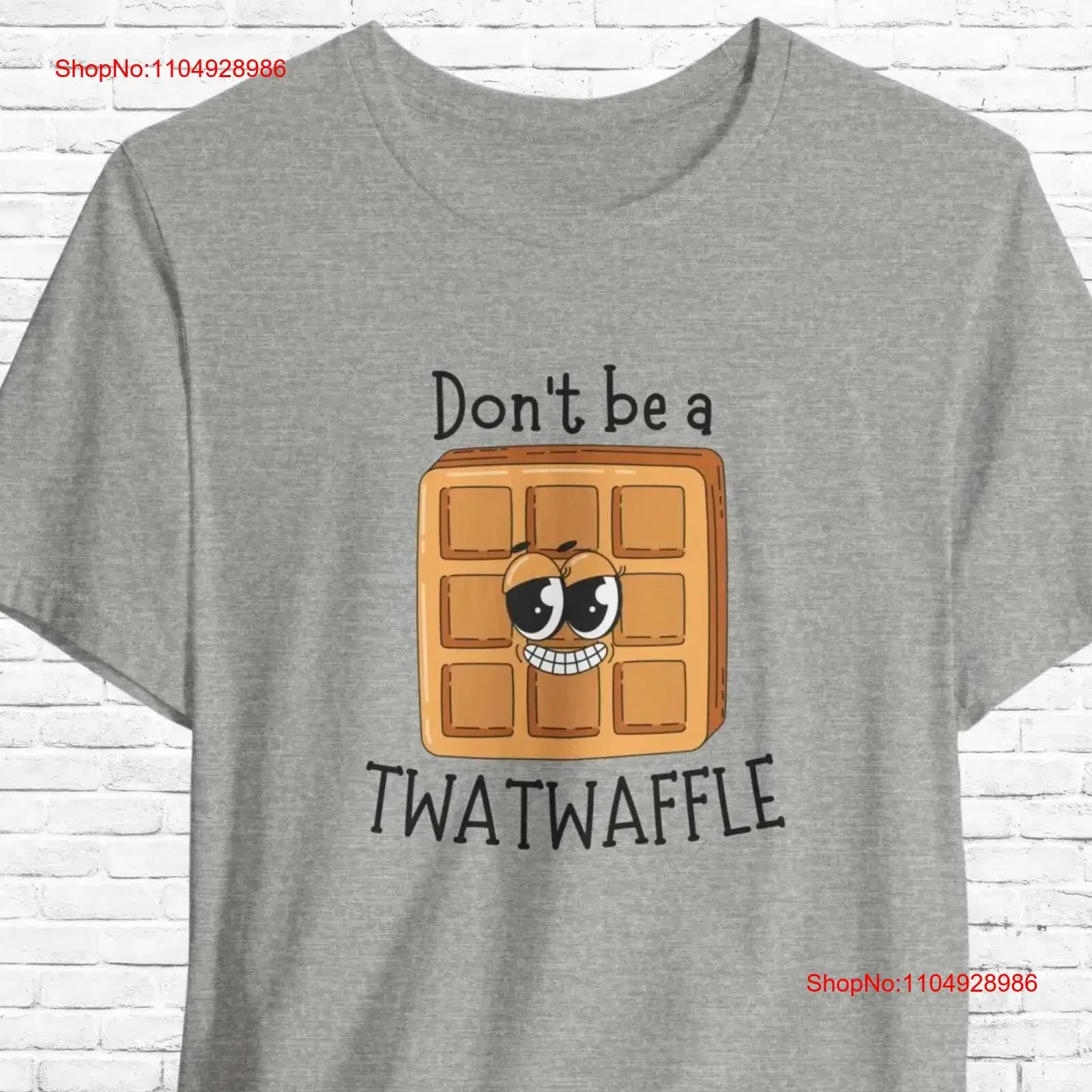 

Футболка Don't be a Twatwaffle с надписью, забавная, саркастичная, юмористическая, британская версия, винтажная, стильная, удобная, универсальная, стильная